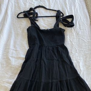 Aakaa Black Maxi Dress